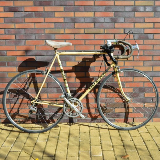 And I'll let you know a little secret, this is my current bike, a vintage Koga Miyata.