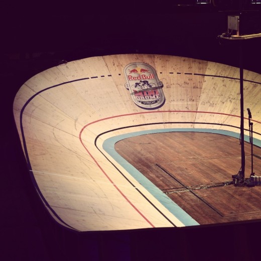 The Mini Drome before the action.